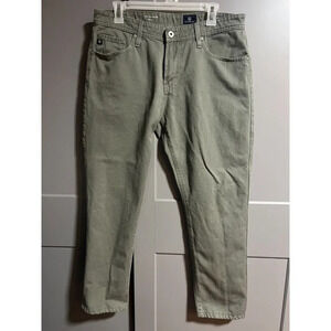 Adriano Goldschmied Mens The Graduate Tailored Straight Leg Green Size 33R